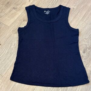 Marled Navy Women's Tank Top